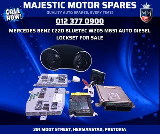 Mercedes Benz C220 Bluetec W205 M651 Auto Diesel Lockset – For Sale