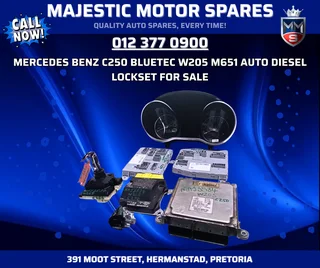 Mercedes Benz C250 Bluetec W205 M651 Auto Diesel Lockset – For Sale