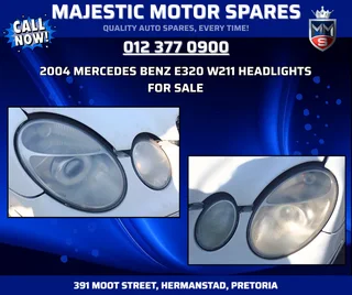 2004 Mercedes Benz E320 W211 Headlights – Used For Sale