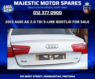 2013 Audi A6 2.0 TDI S-Line Bootlid for Sale – Used
