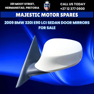 2009 BMW 320i E90 LCI Sedan Door Mirrors – Used