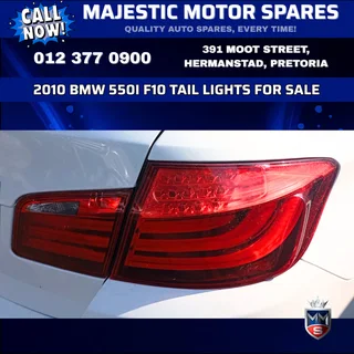 2010 BMW 550i F10 Tail Lights – Used