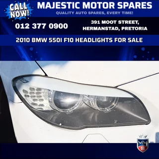 2010 BMW 550i F10 Headlights for Sale