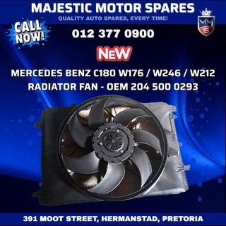 Mercedes-Benz C180 W176 / W246 / W212 Radiator Fan – New