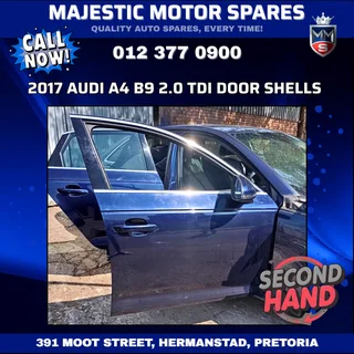 Used 2017 Audi A4 B9 2.0 TDI Door Shells for Sale
