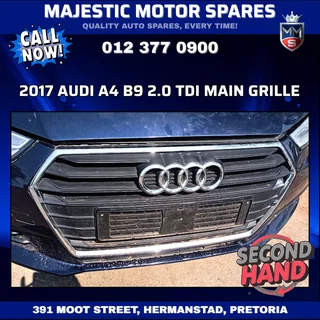 2017 Audi A4 B9 2.0 TDI Main Grille for Sale