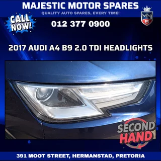 Used 2017 Audi A4 B9 2.0 TDI Headlights for Sale – Used