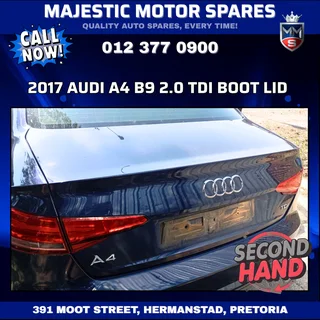 Used 2017 Audi A4 B9 2.0 TDI Boot Lid for Sale
