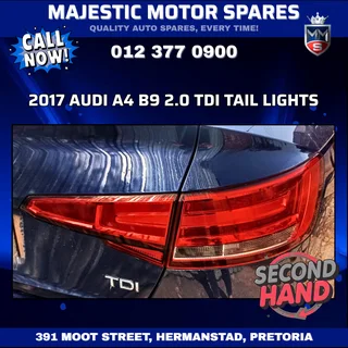 2017 Audi A4 B9 2.0 TDI Tail Lights for Sale – Used