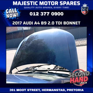 2017 Audi A4 B9 2.0 TDI Bonnet – Used