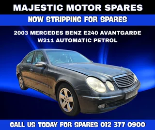 2003 Mercedes-Benz E240 Avantgarde W211 Automatic Petrol Stripping for Spares