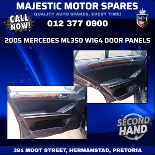 2005 Mercedes ML350 W164 Door Panels – Used