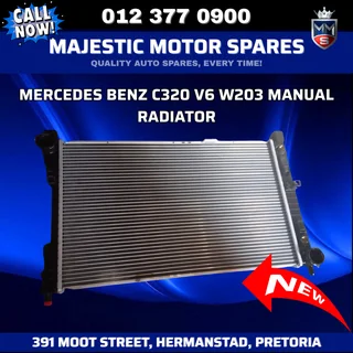 Mercedes-Benz C320 V6 W203 Manual Radiator – New