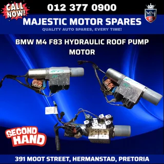 BMW M4 F83 Hydraulic Roof Pump Motor – Used