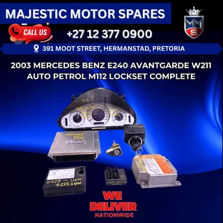 2003 Mercedes-Benz E240 Avantgarde W211 Auto Petrol M112 Lockset – Complete