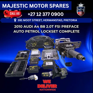 2010 Audi A4 B8 2.0T FSI Preface Auto Petrol Complete Lockset – Used