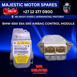 BMW 650i E64 SRS Airbag Control Module for Sale – Used