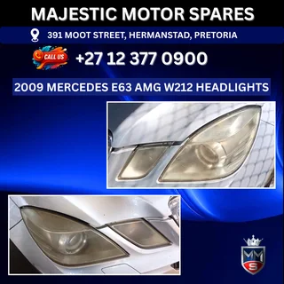 2009 Mercedes E63 AMG W212 headlights – used