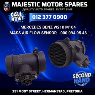 Mercedes-Benz W210 M104 mass air flow sensor for Sale – used