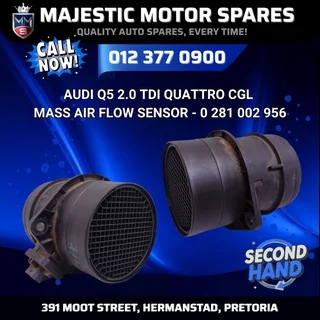 Audi Q5 2.0 TDI Quattro CGL mass air flow sensor for Sale – used