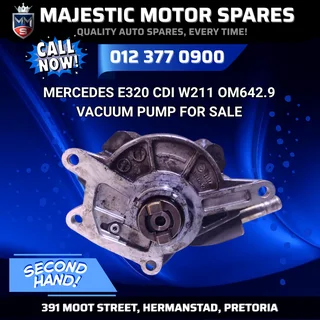 Mercedes E320 CDI W211 OM642.9 Vacuum Pump For Sale – Used