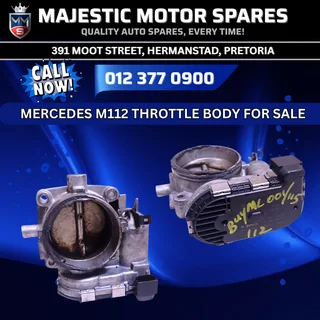Mercedes M112 Throttle Body For Sale – Used