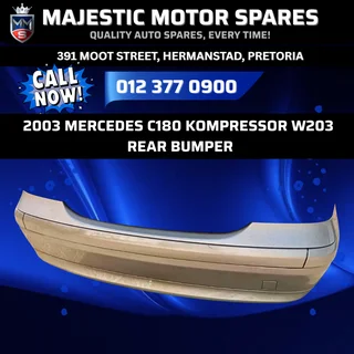 2003 Mercedes C180 Kompressor W203 Rear Bumper For Sale – Used