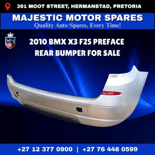 2010 BMW X3 F25 Preface Rear Bumper for Sale – Used