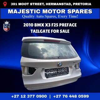 2010 BMW X3 F25 Preface Tailgate for Sale – Used