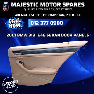 2001 BMW 318i E46 Sedan Door Panels for Sale – Used