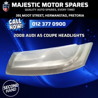 2008 Audi A5 Coupe Headlights – Used