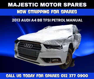 2013 Audi A4 B8 TFSI Petrol Manual – Parts Available