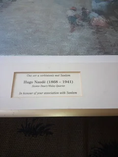 Limited edition, 45/1000 Hugo Naude print in original condition.