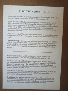 Limited edition, 45/1000 Hugo Naude print in original condition.