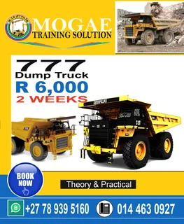 Dump Truck,Excavator,Drill Rig,Front End Loader,LHD,TLB,Forklif Operators Training in Rustenburg