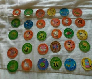 Vintage Pokémon Tazos For Sale..