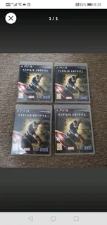 PS3 Marvel Captain America Super soldier game for sale.