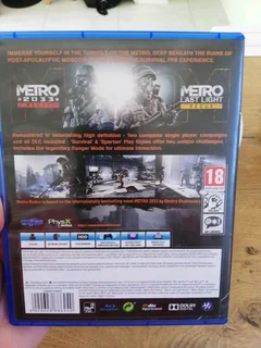 PS4 METRO REDUX FOR SALE.