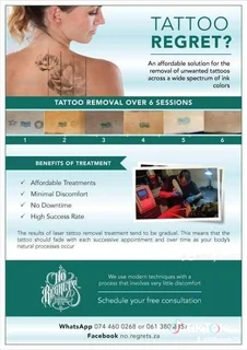 Tattoo body piercing and laser tattoo removal and training courses