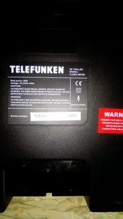 28 inch Telefunken tv model number Tledd 28fhd screen in good condition