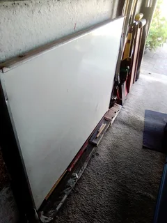White drawing board for children or older person helpful for score keeping when playing darts