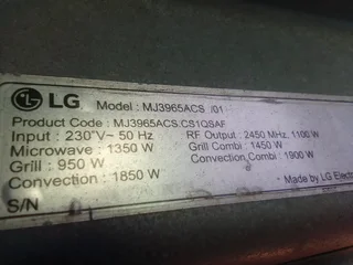 LG Convection Microwave