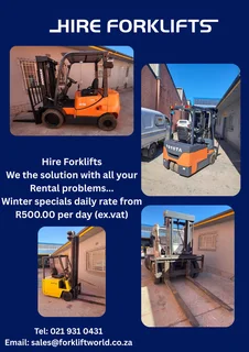 2025 - Ad posted by Hire Forklifts