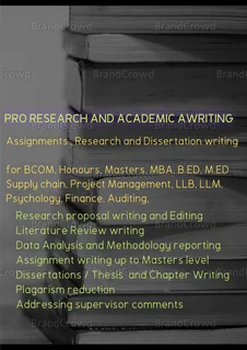 Expert Assistance for Research / Assignments / Projects /Exams/ Dissertation writing for 2025 / 2026