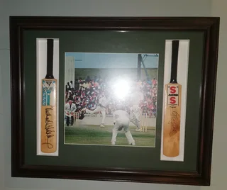Cricket Bats - Autographed By Greats Of The Game.