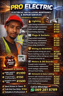 Electrician - Ad posted by Mogamat Saaliegh Jane