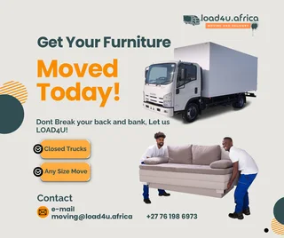 Furniture Removals | Homes and Offices| Closed Trucks and Men