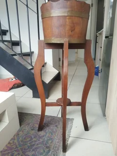 Vintage Wooden Cooler on Tall Stand - Early 20th Century -  Beautiful Decorative / Functional Piece