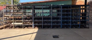 6 X Steel Storage Units