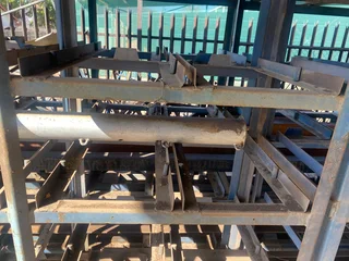 6 x STEEL STORAGE UNITS